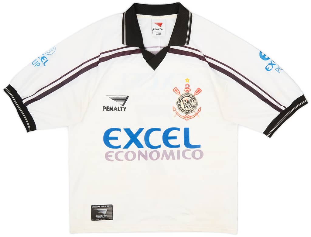 1998 Corinthians Home Shirt #7 - 8/10 - (L)