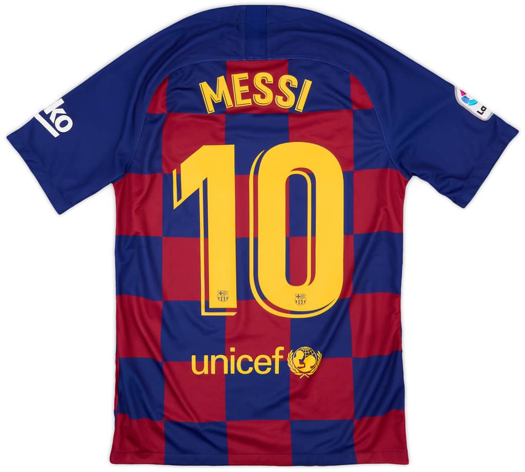 2019-20 Barcelona Home Shirt Messi #10 - 8/10 - (S)