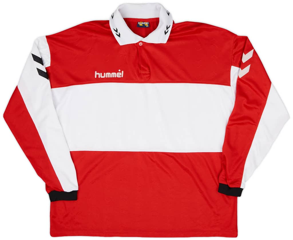 1990s Hummel Template L/S Shirt - 8/10 - (XXL)