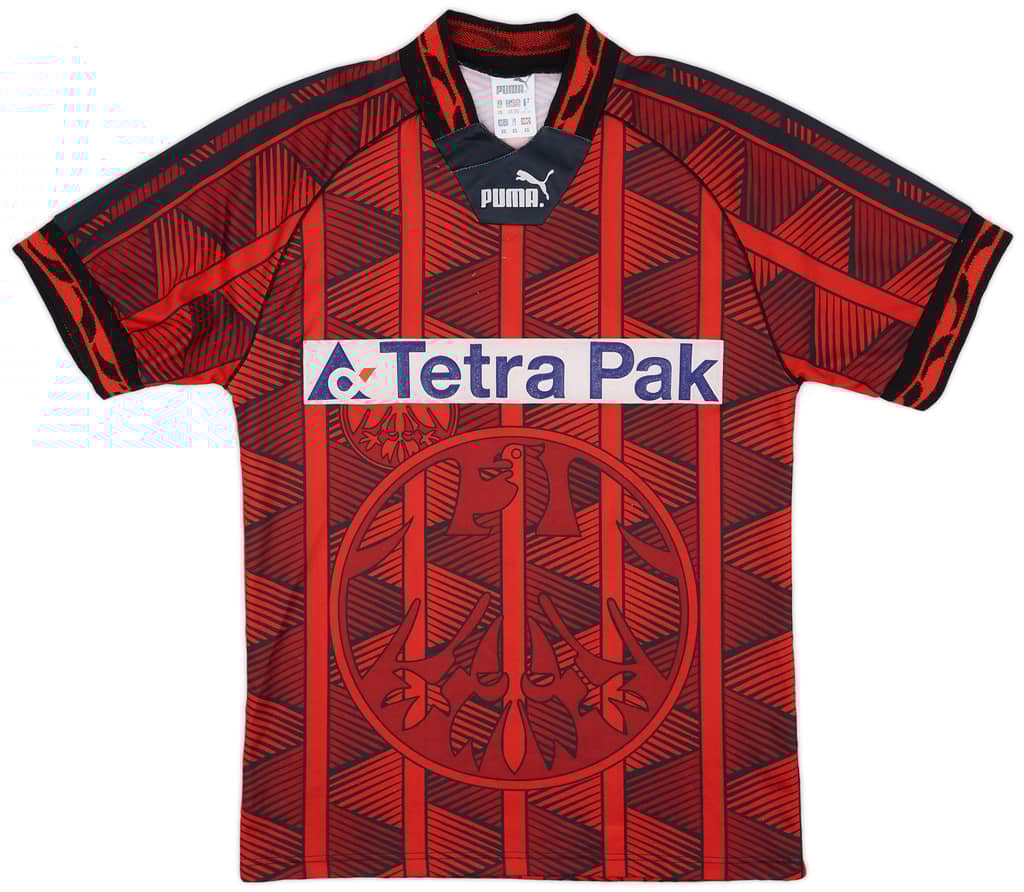 1995-96 Eintracht Frankfurt Home Shirt Ekstrom #11 - 8/10 - (XS)