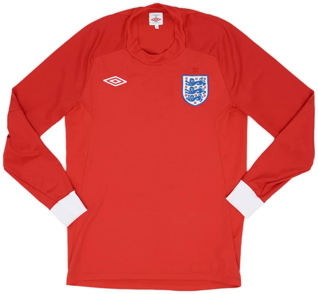 2010-11 England Away L/S Shirt - 9/10 - (M)