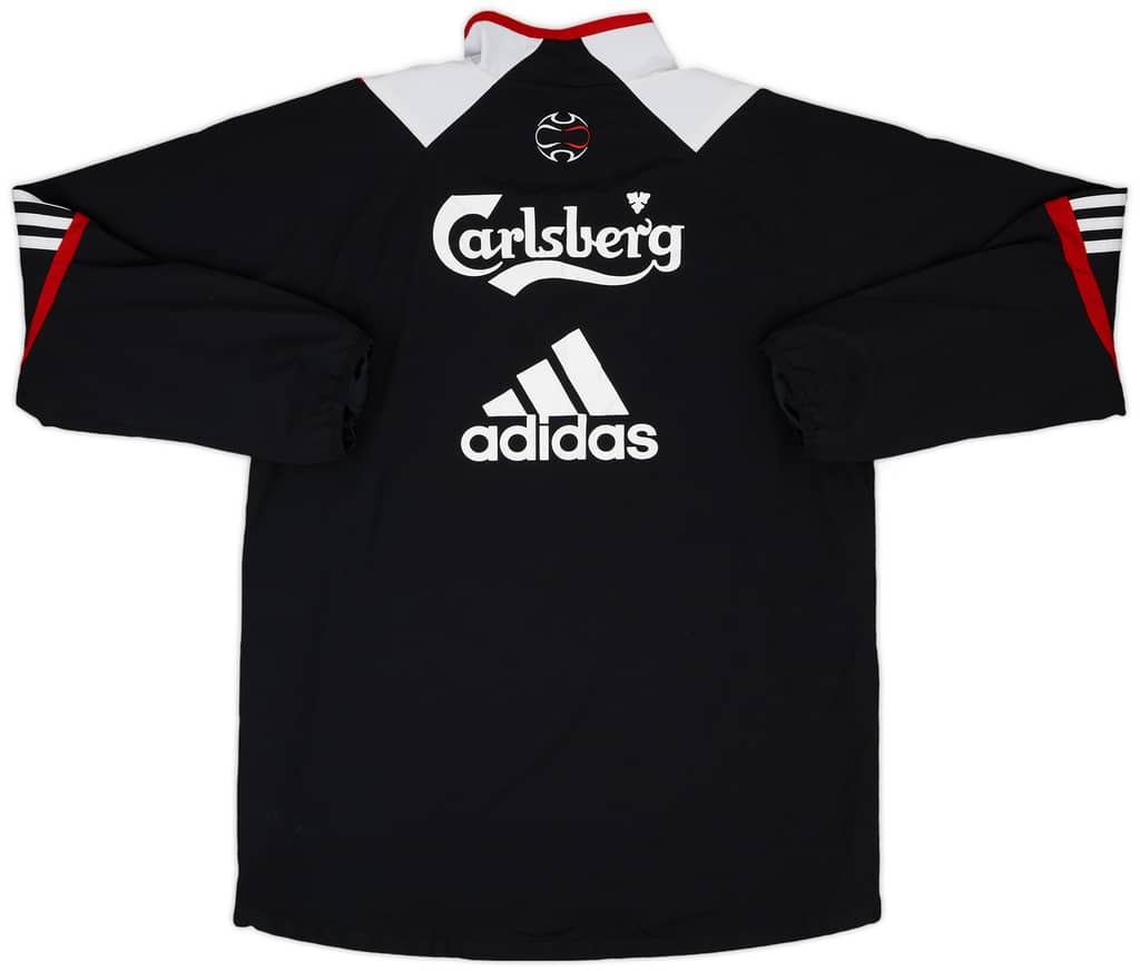 2007-08 Liverpool adidas 1/4 Zip Drill Top - 8/10 - (S)