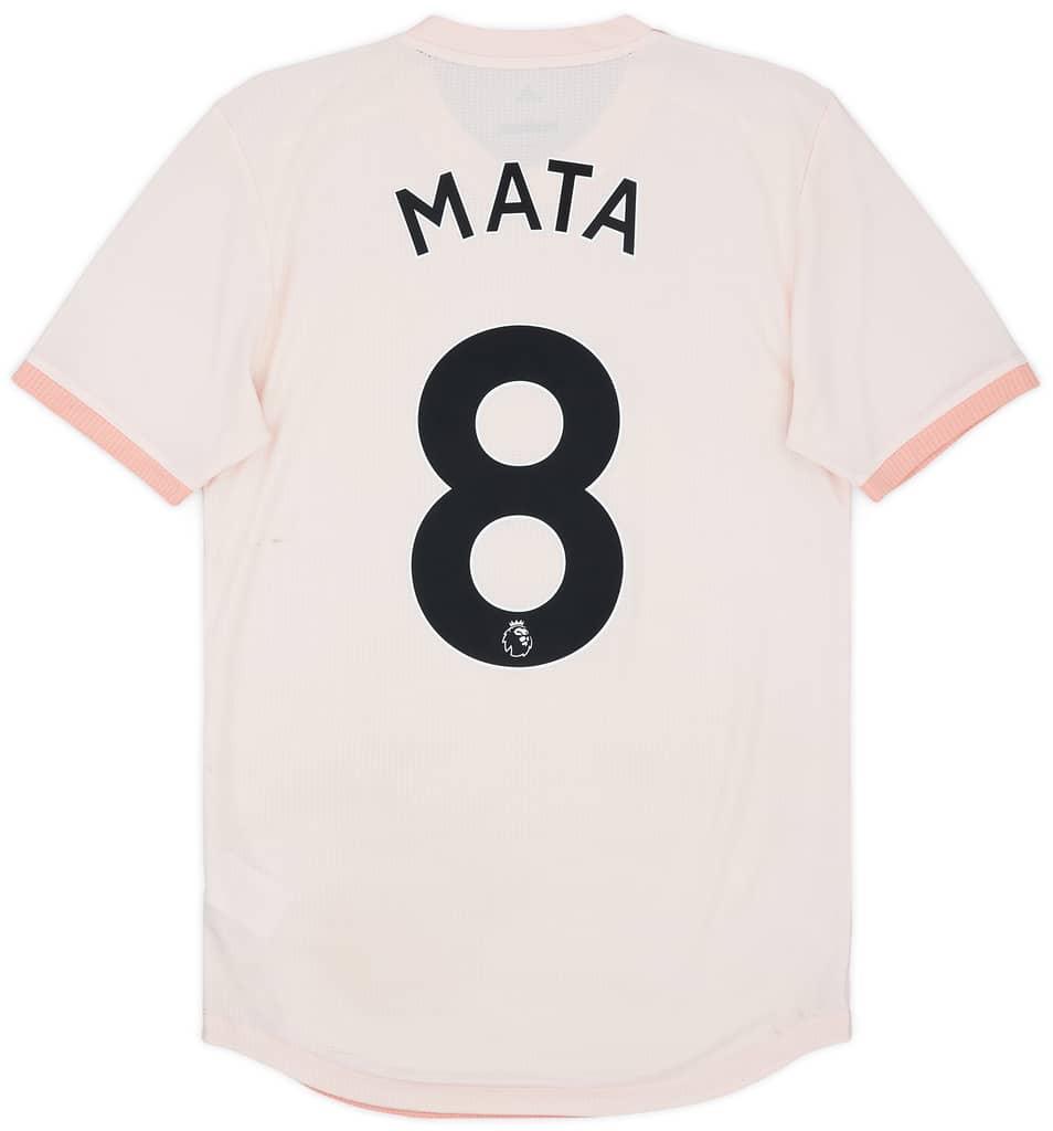 2018-19 Manchester United Authentic Away Shirt Mata #8 - 8/10 - (S)
