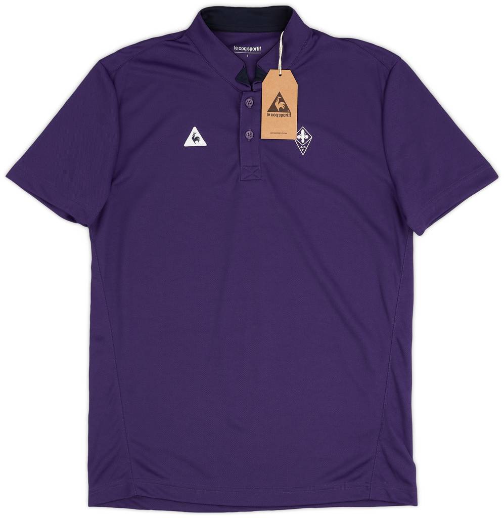 2016-17 Fiorentina Le Coq Sportif Polo T-Shirt (S)