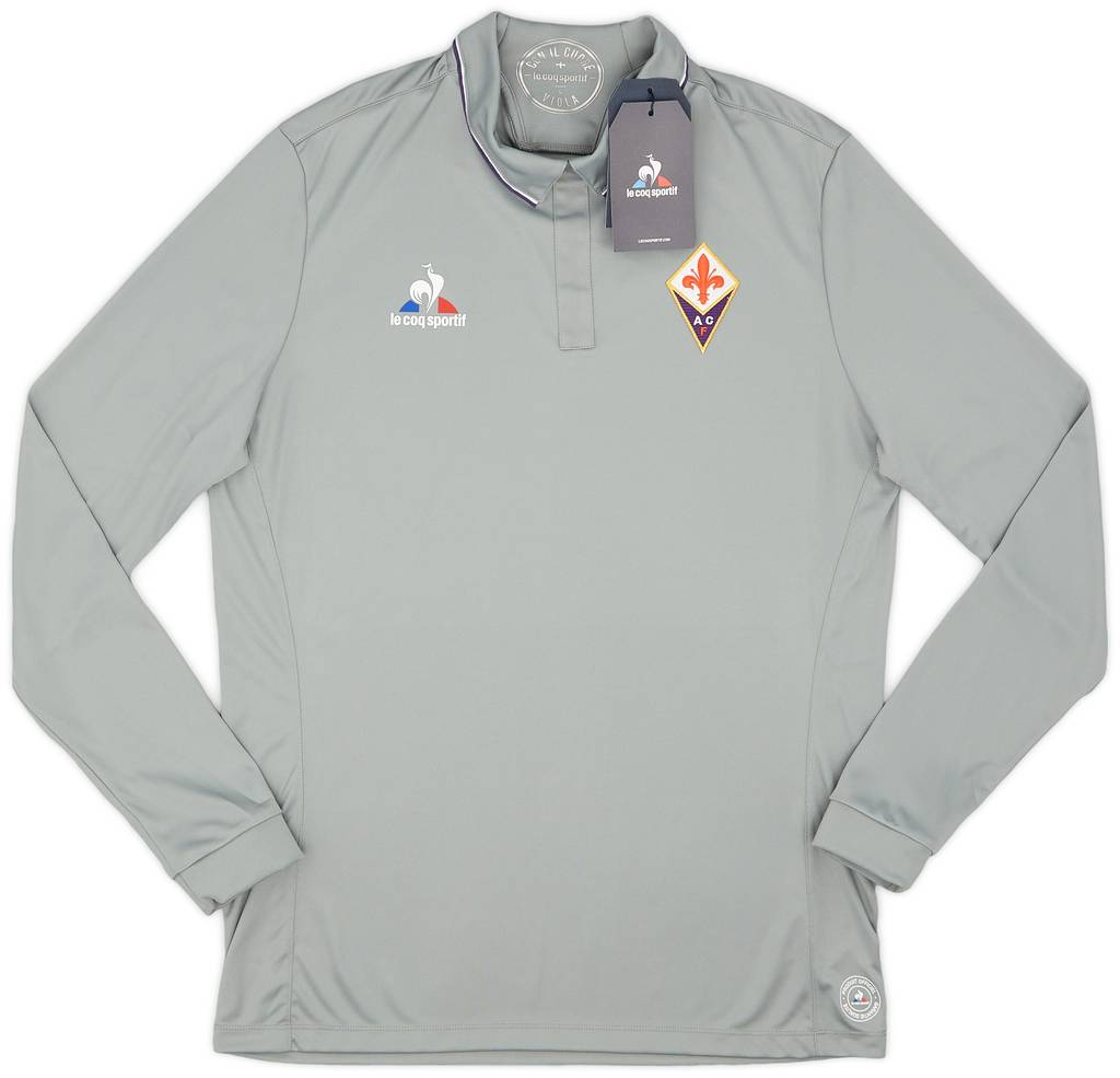 2016-17 Fiorentina Le Coq Sportif Polo L/S T-Shirt (L)