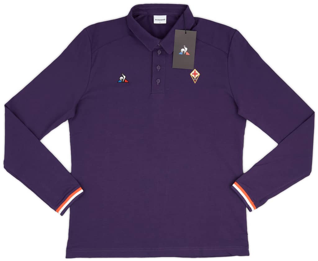 2019-20 Fiorentina Le Coq Sportif Polo L/S T-Shirt