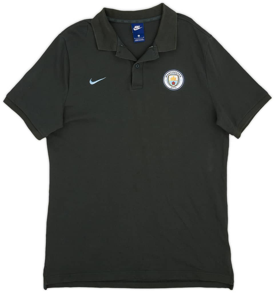 2017-18 Manchester City Nike Polo Shirt - 9/10 - (L)