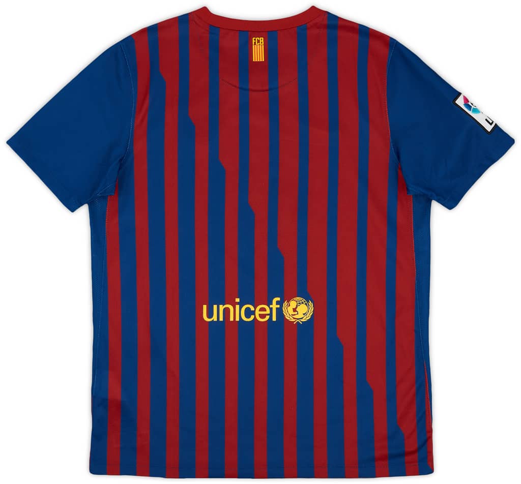 2011-12 Barcelona Home Shirt - 8/10 - (XL.Boys)