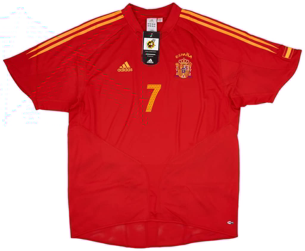 2004-06 Spain Home Shirt Raul #7 (XL)