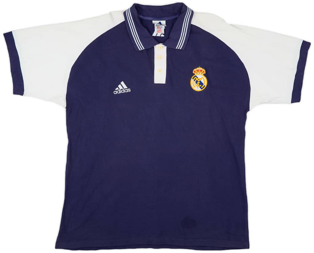 1998-00 Real Madrid adidas Polo Shirt - 6/10 - (XL)