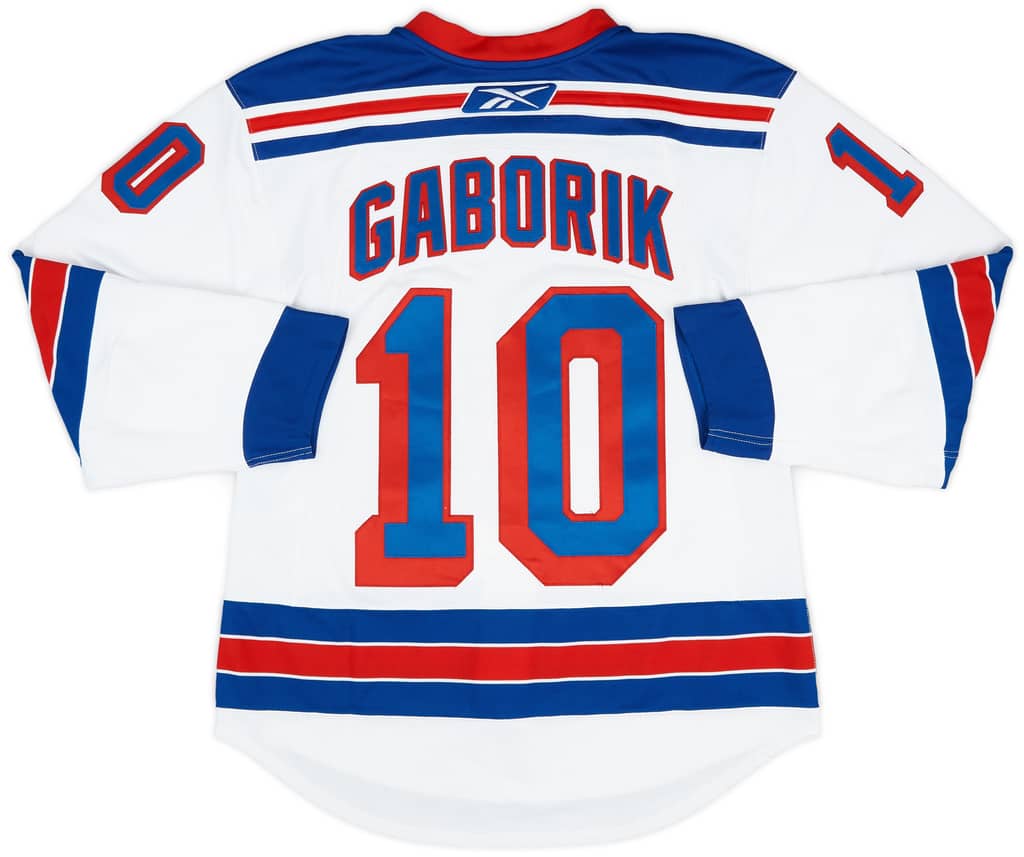 2009-11 New York Rangers Gaborik #10 Authentic Reebok Away Jersey (Excellent) M