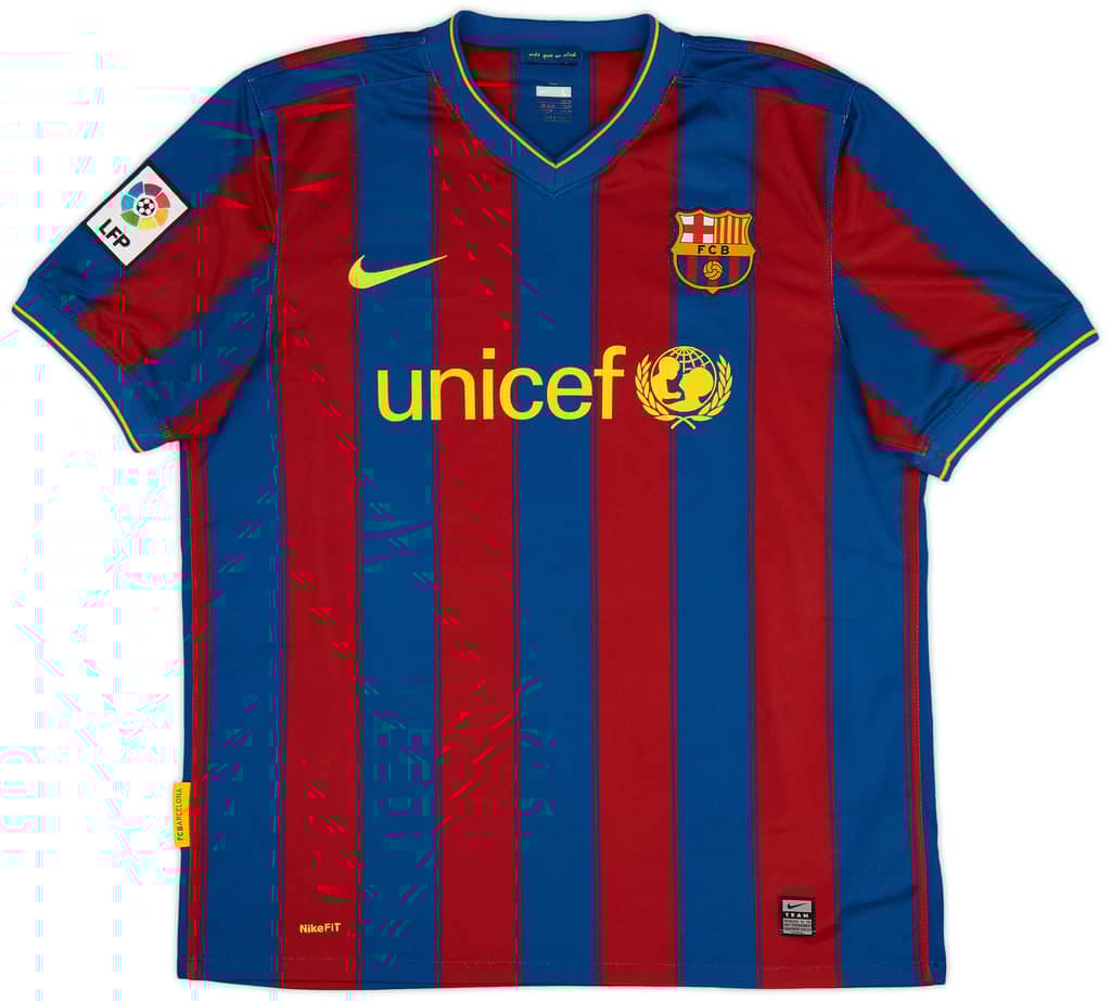 2009-10 Barcelona Home Shirt Messi #10 - 8/10 - (S)