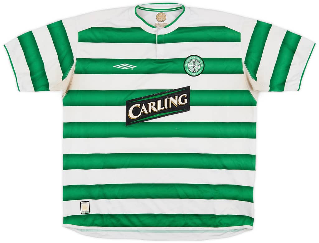 2003-04 Celtic Home Shirt Lambert #14 - 6/10 - (XXL)