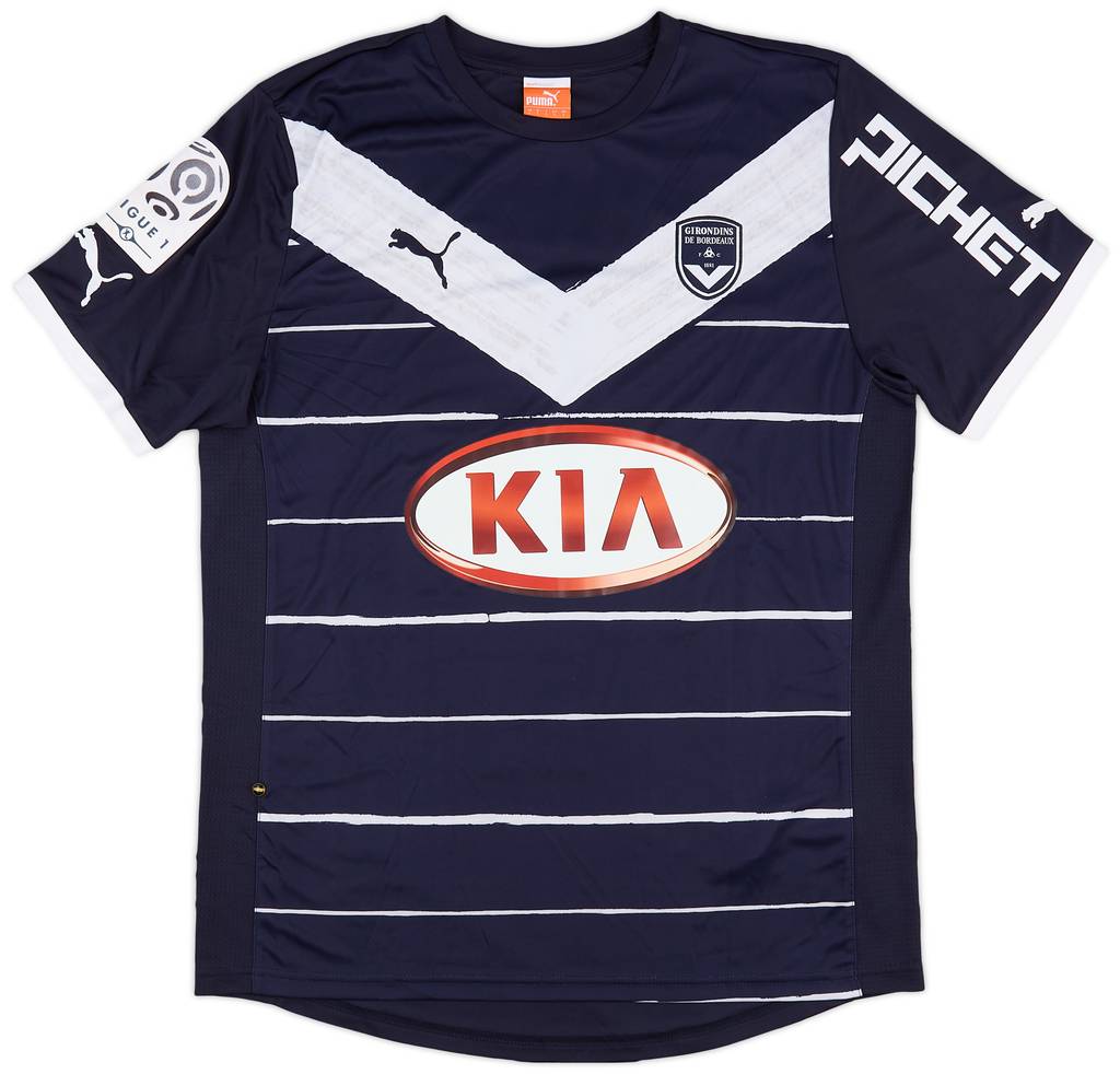 2011-12 Bordeaux Match Issue Home Shirt Bellion #11