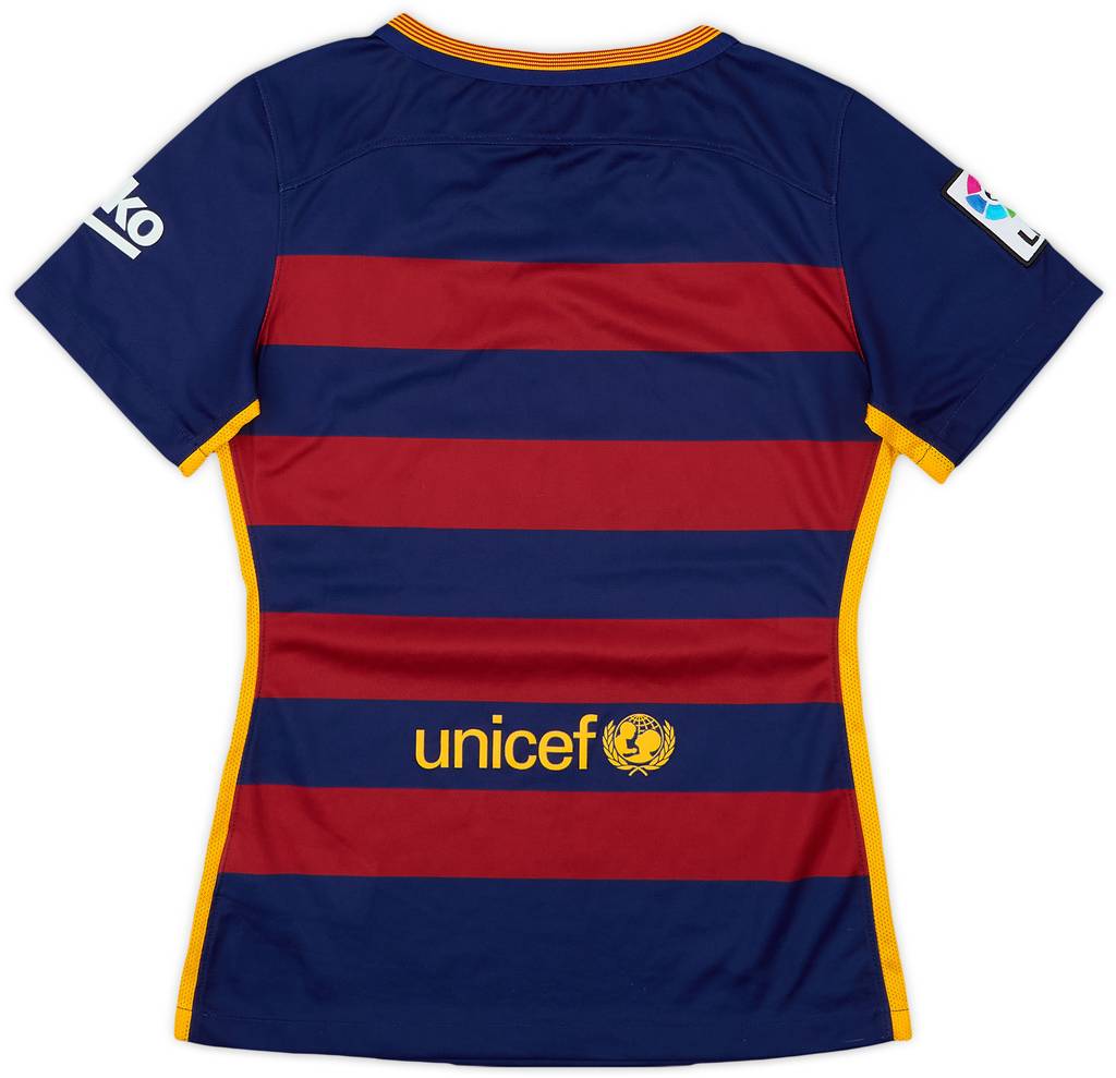 2015-16 Barcelona Home Shirt - 9/10 - (Women's S)