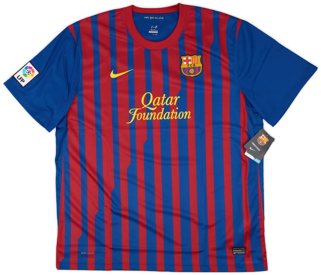2011-12 Barcelona Home Shirt Messi #10 (XXL)