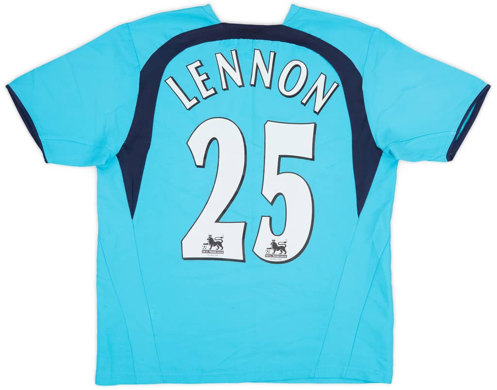2006-07 Tottenham Away Shirt Lennon #25 - 7/10 - (M.Boys)