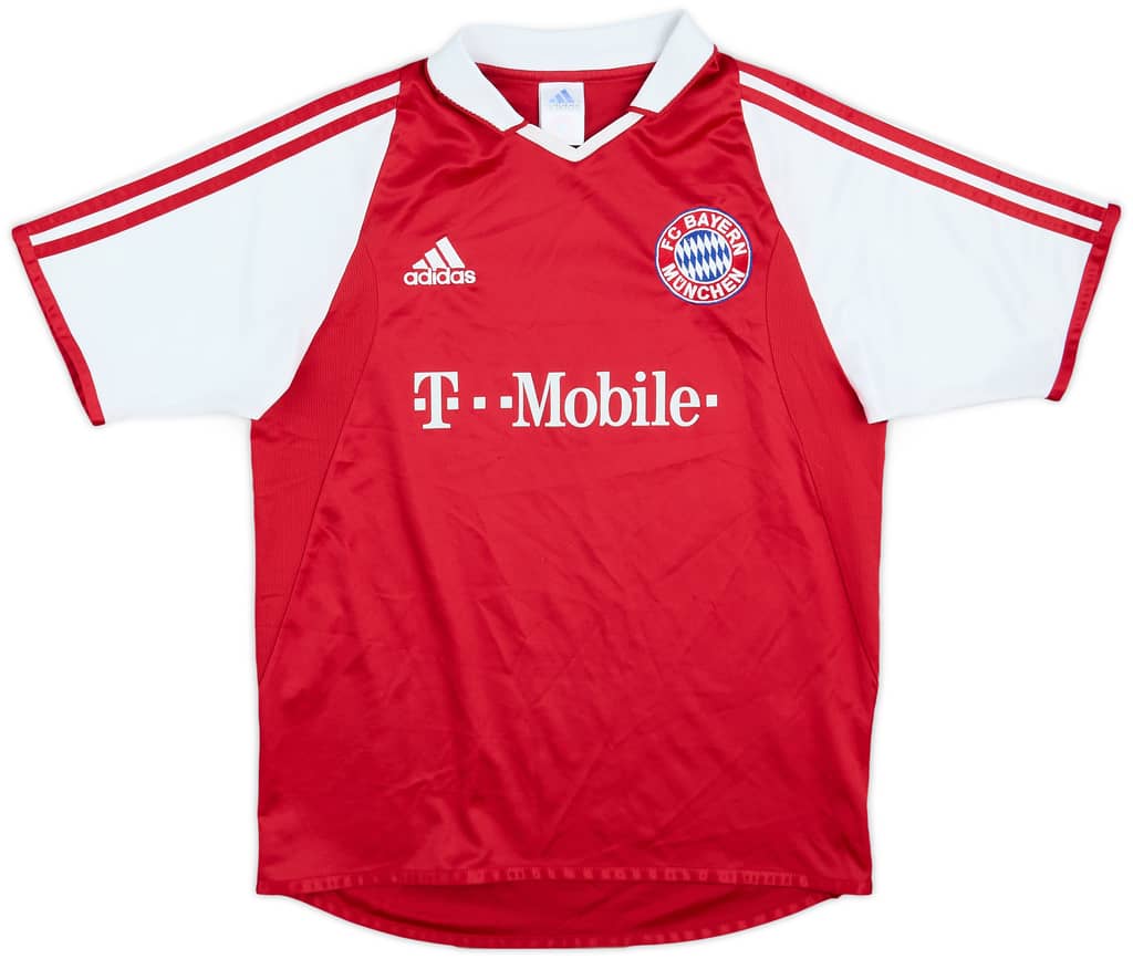 2003-04 Bayern Munich Home Shirt - 8/10 - (XL.Boys)
