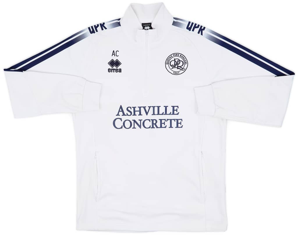 2021-22 QPR Errea Staff Issue 1/4 Zip Drill Top 'AC' - 6/10 - (M)