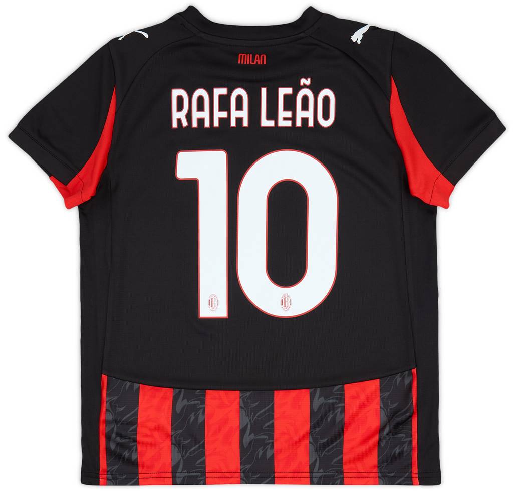 2025-26 AC Milan Home Shirt Rafa Leao #10 (KIDS)