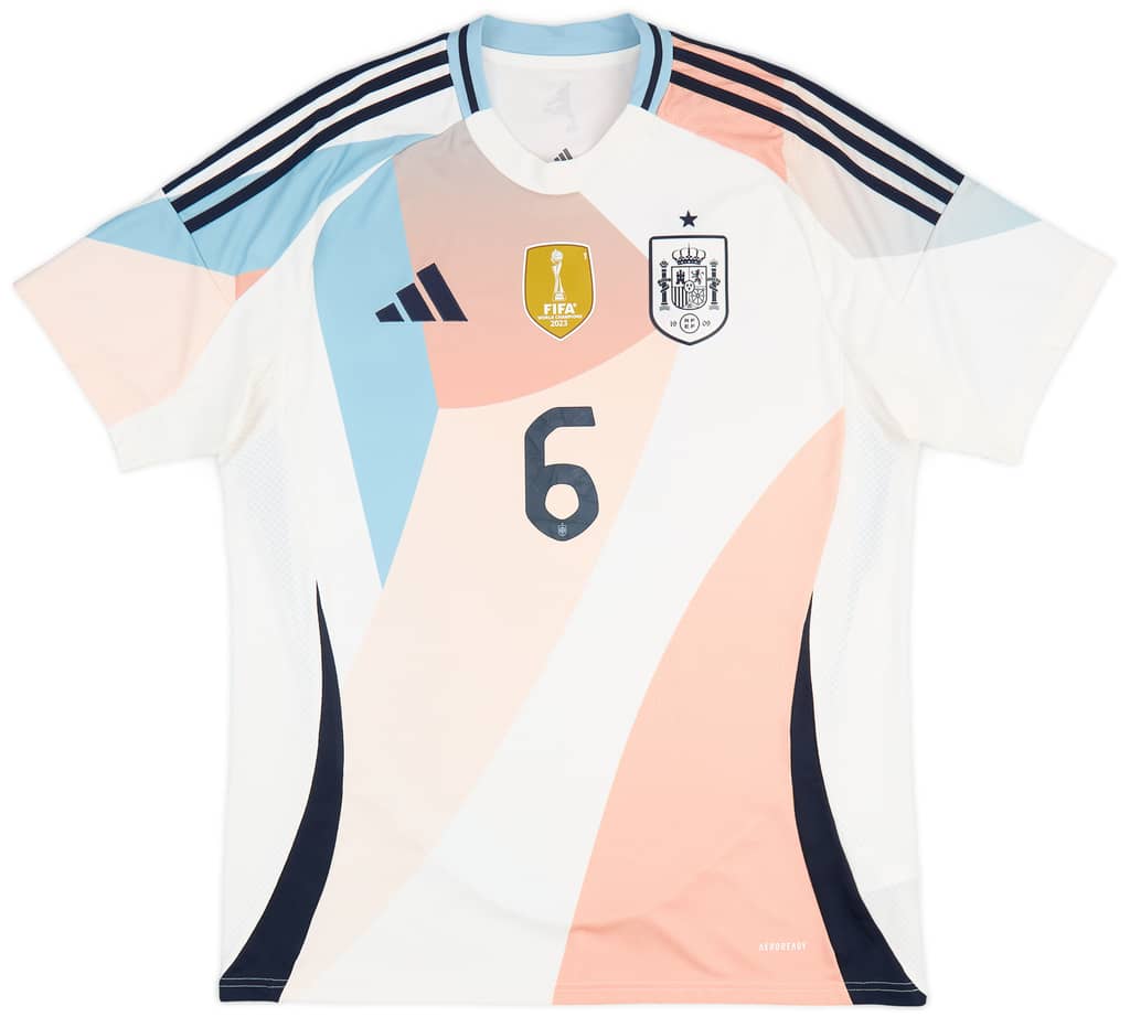 2025-26 Spain Women's Away Shirt Aitana #6 (Unisex fit)
