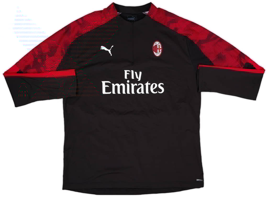 2019-20 AC Milan Puma 1/4 Zip Drill Top - 10/10 - (XXL)
