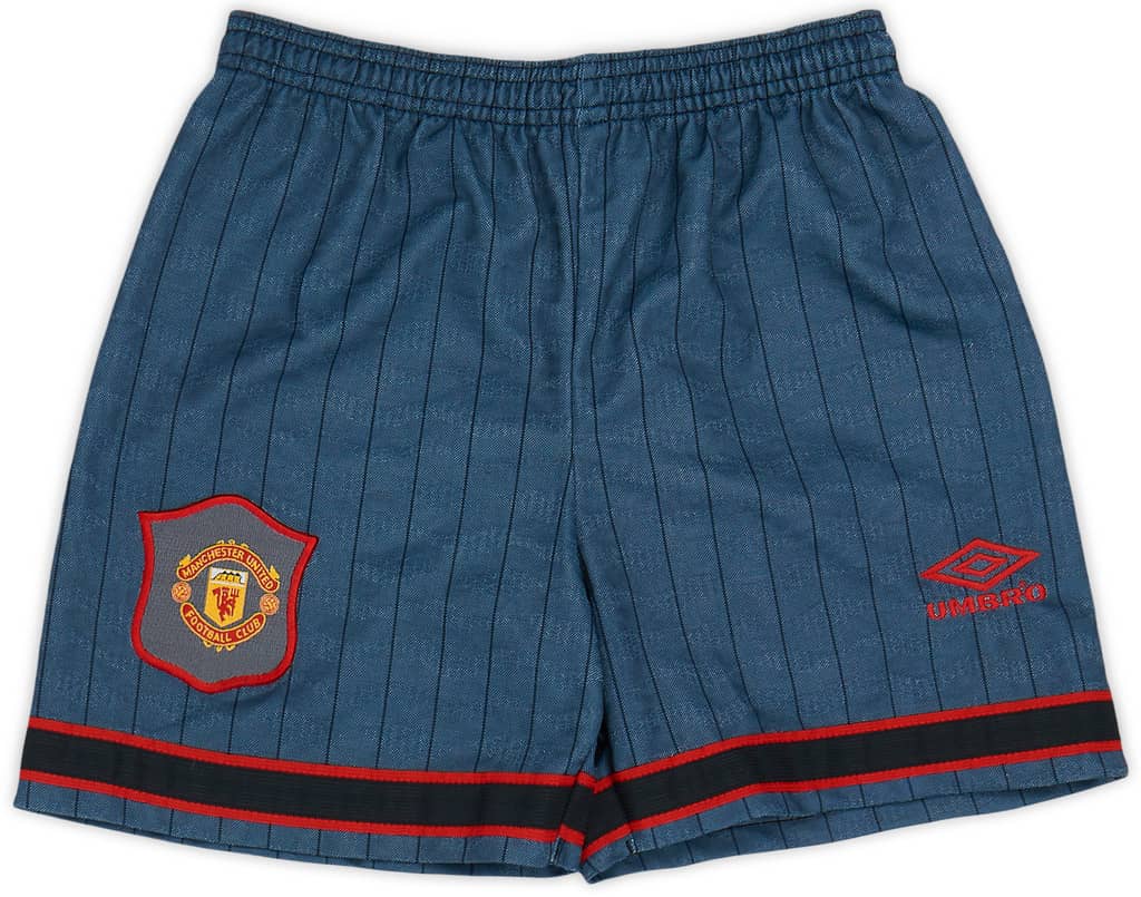1995-96 Manchester United Away Shorts - 8/10 - (S)