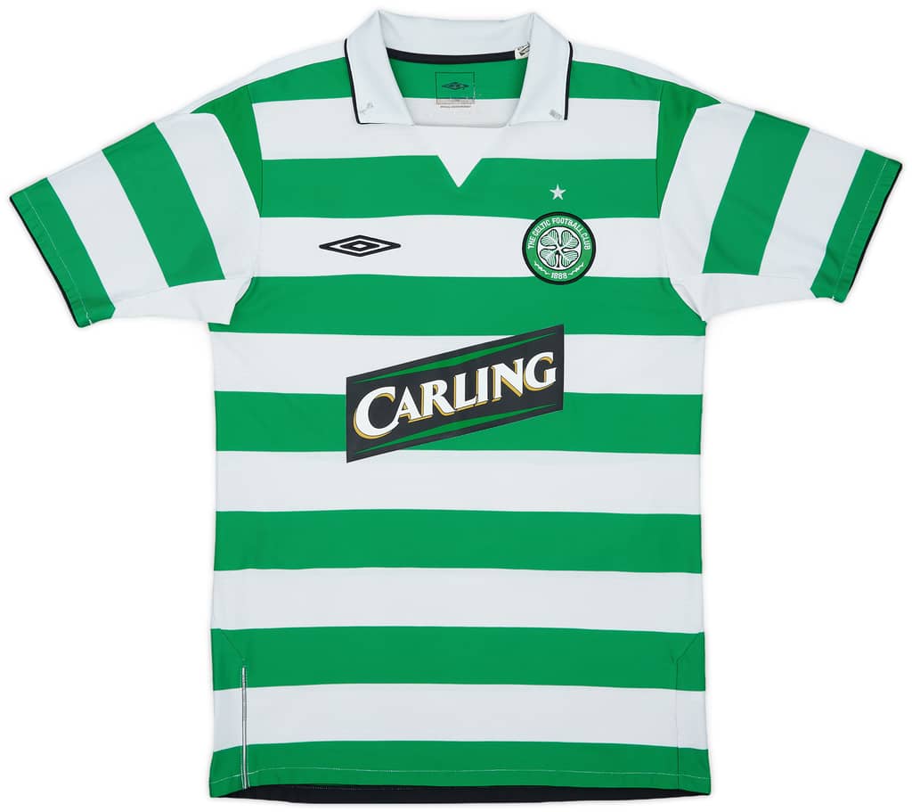 2004-05 Celtic Home Shirt Lennon #18 - 7/10 - (S)