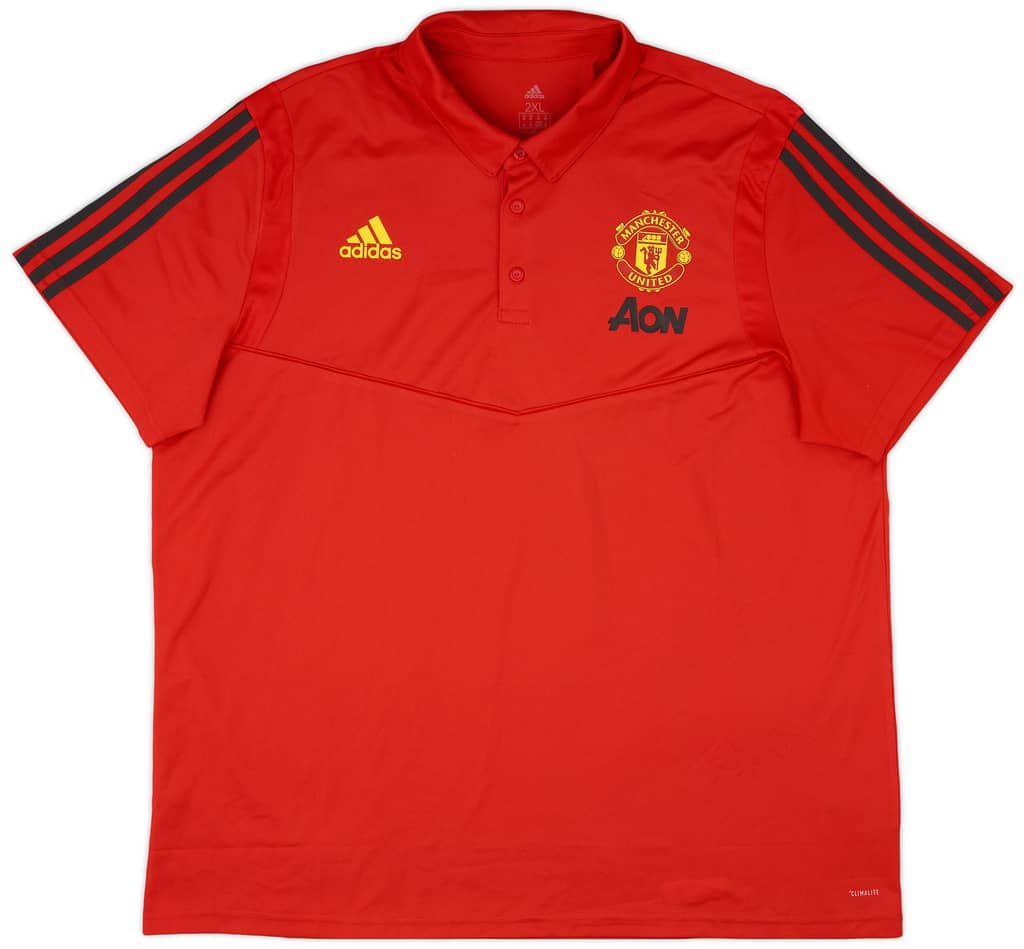 2019-20 Manchester United adidas Polo Shirt - 8/10 - (XXL)