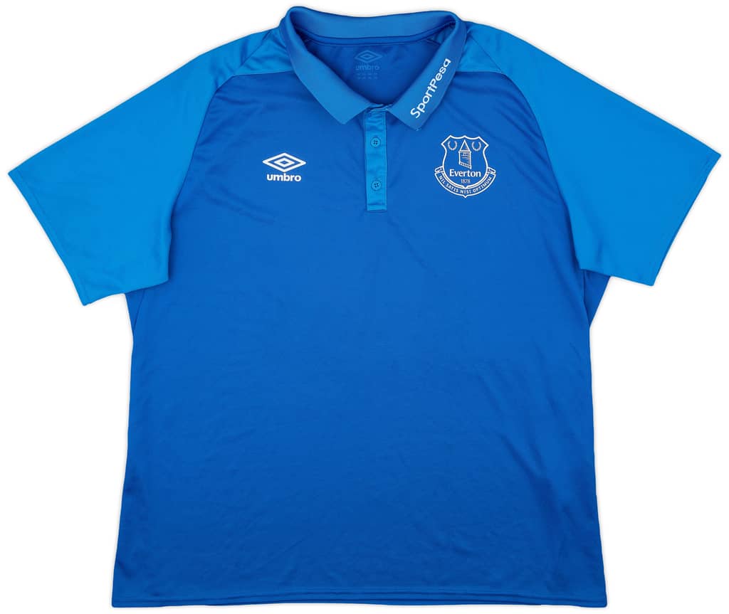 2019-20 Everton Umbro Polo Shirt - 8/10 - (XXL)