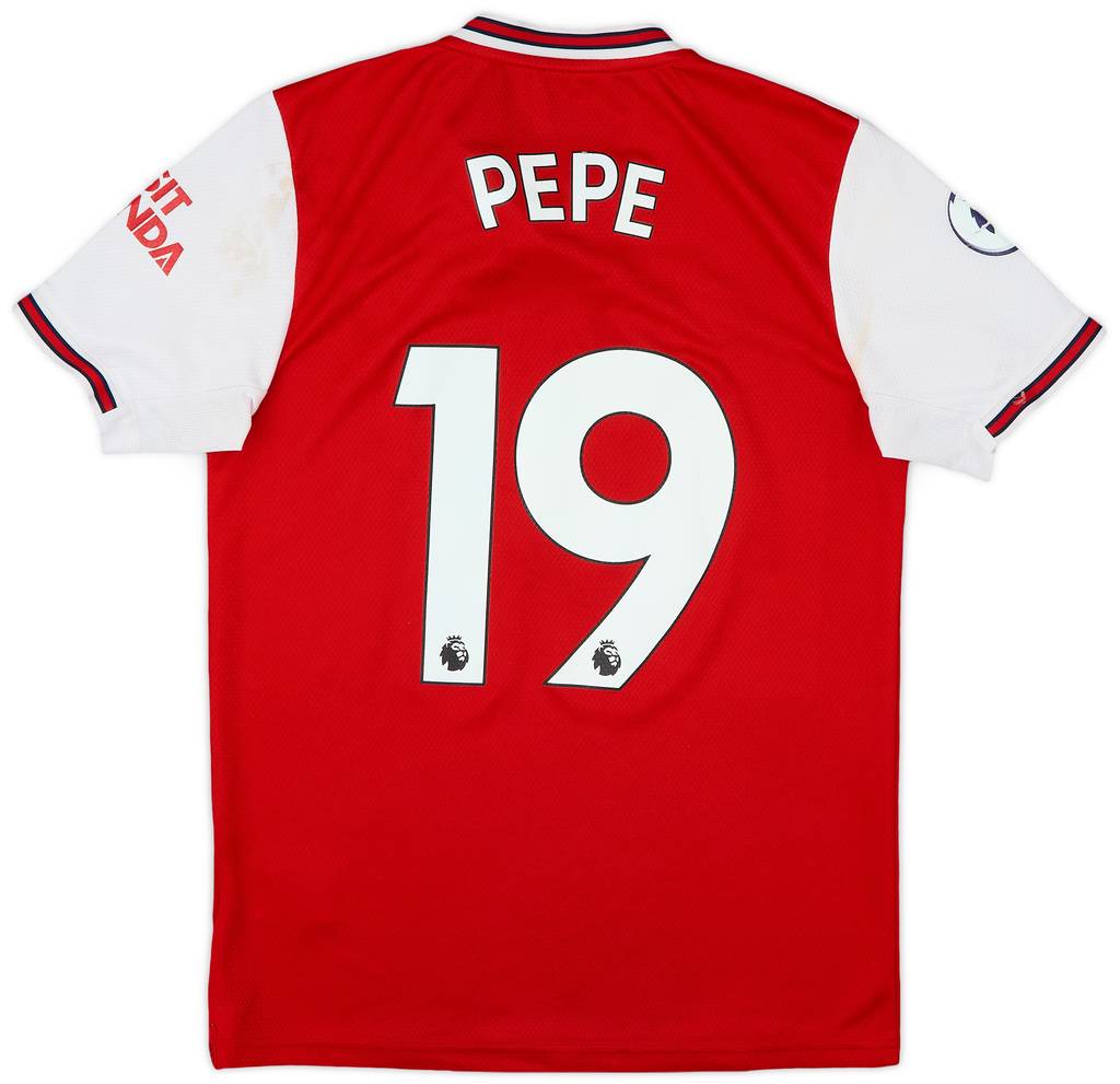 2019-20 Arsenal Home Shirt Pepe #19 - 8/10 - (S)