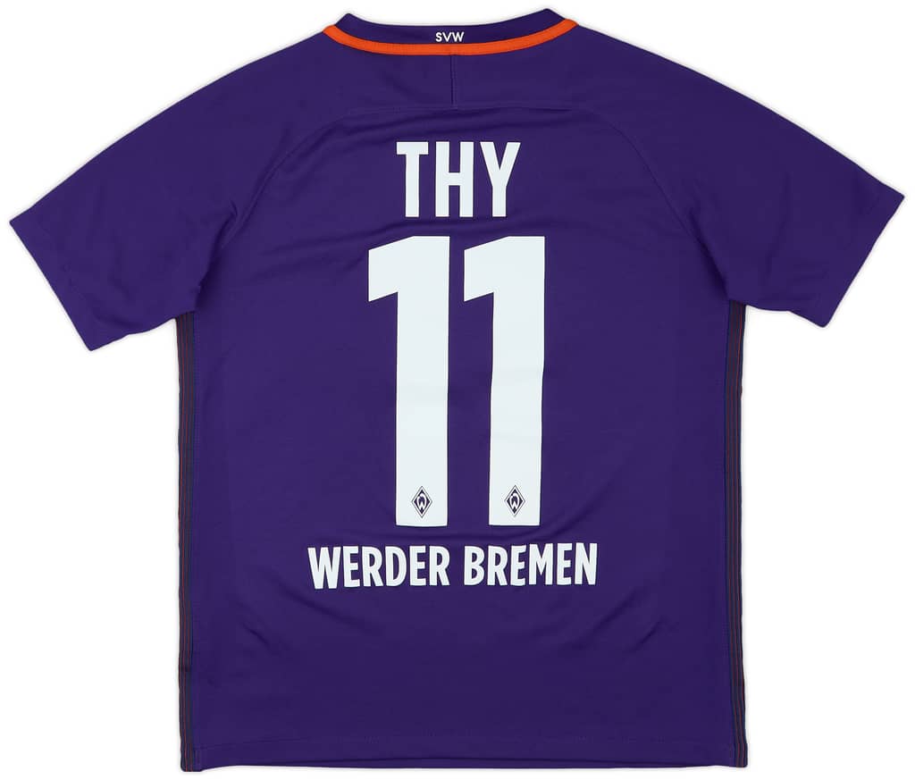2016-17 Werder Bremen Away Shirt Thy #11 - 7/10 - (XL.Boys)