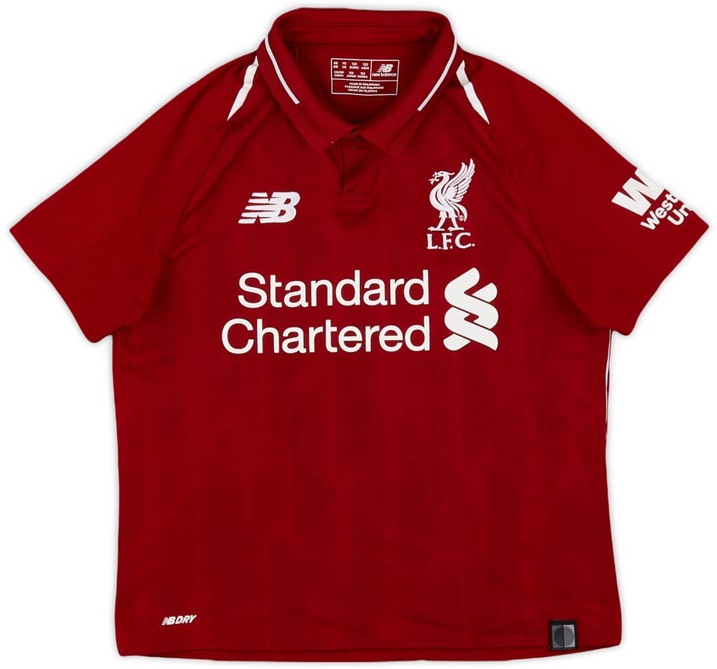 2018-19 Liverpool Home Shirt - 9/10 - (S.Boys)