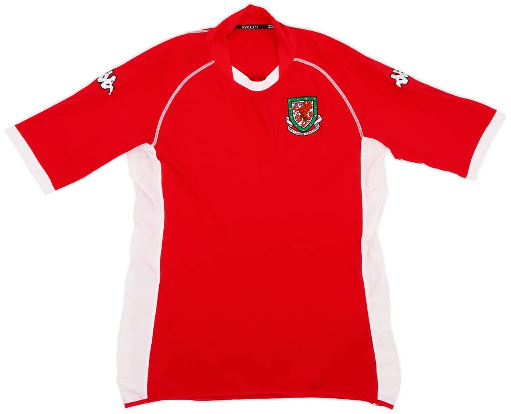 2002-04 Wales Home Shirt - 8/10 - (L)