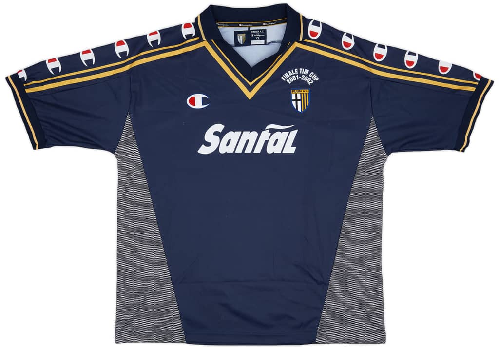 2000-01 Parma 'Signed' Finale TIM Cup Away Shirt - 8/10 - (XL)