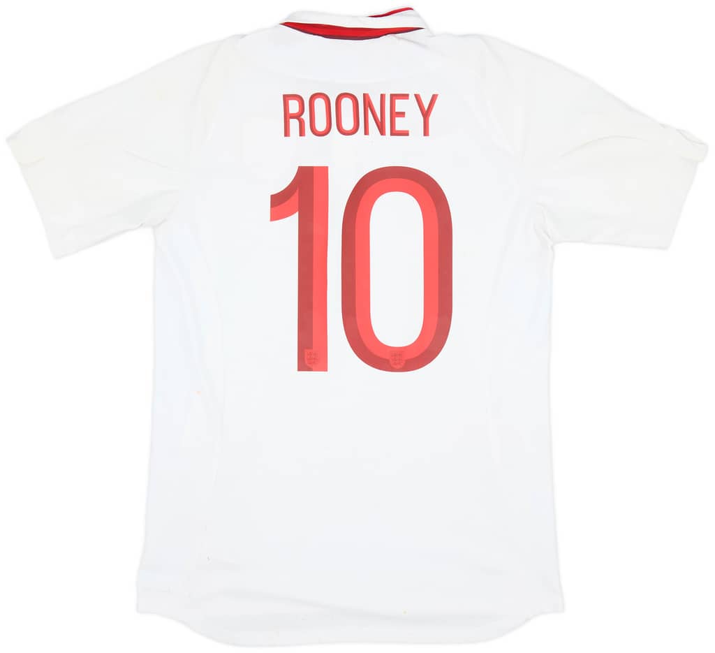 2012-13 England Home Shirt Rooney #10 - 5/10 - (M)