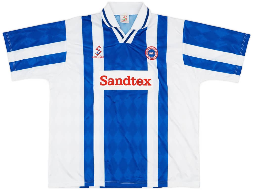 1997-98 Brighton Home Shirt - 9/10 - (XXL)