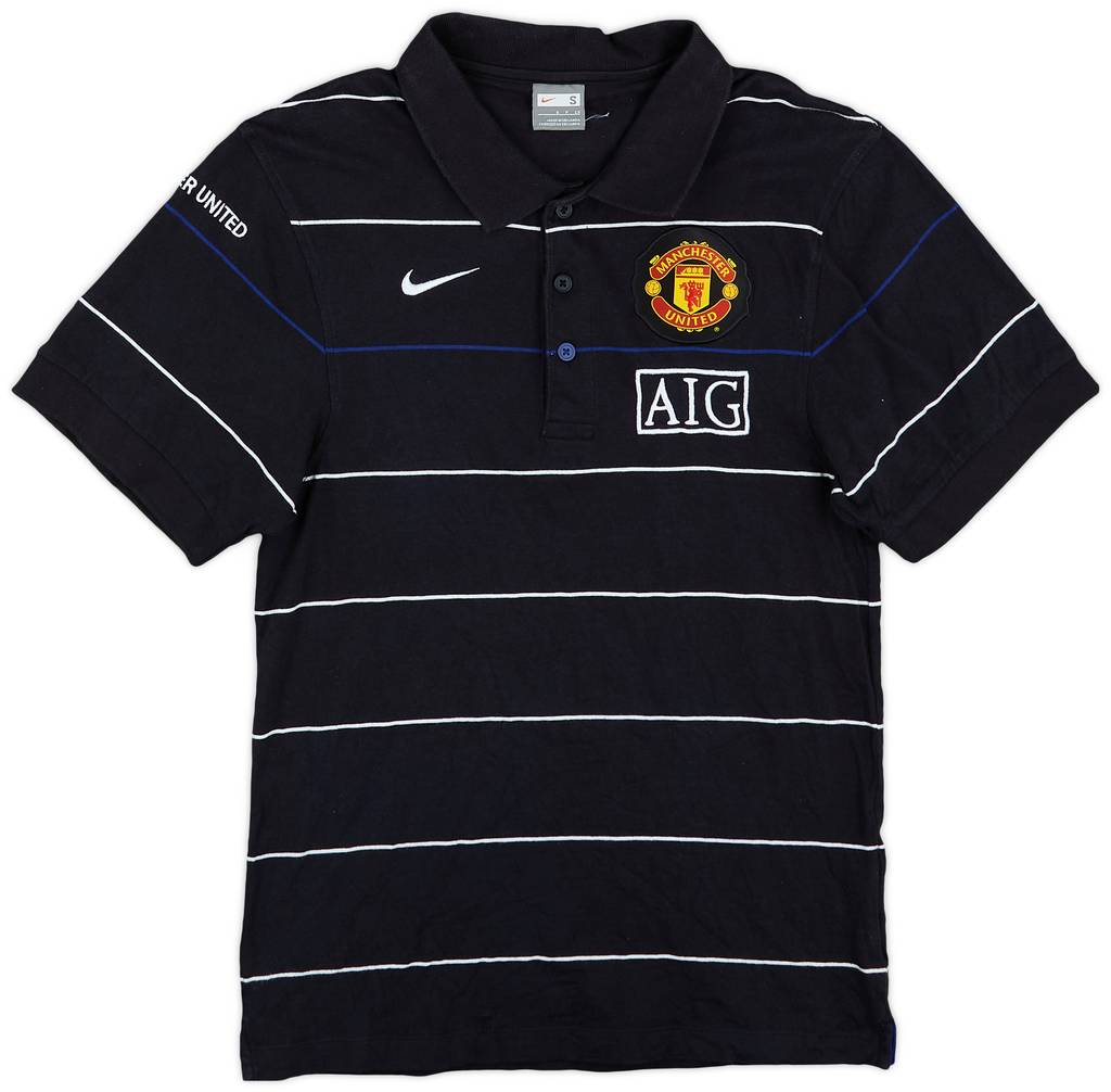 2008-09 Manchester United Nike Polo Shirt - 8/10 - (S)