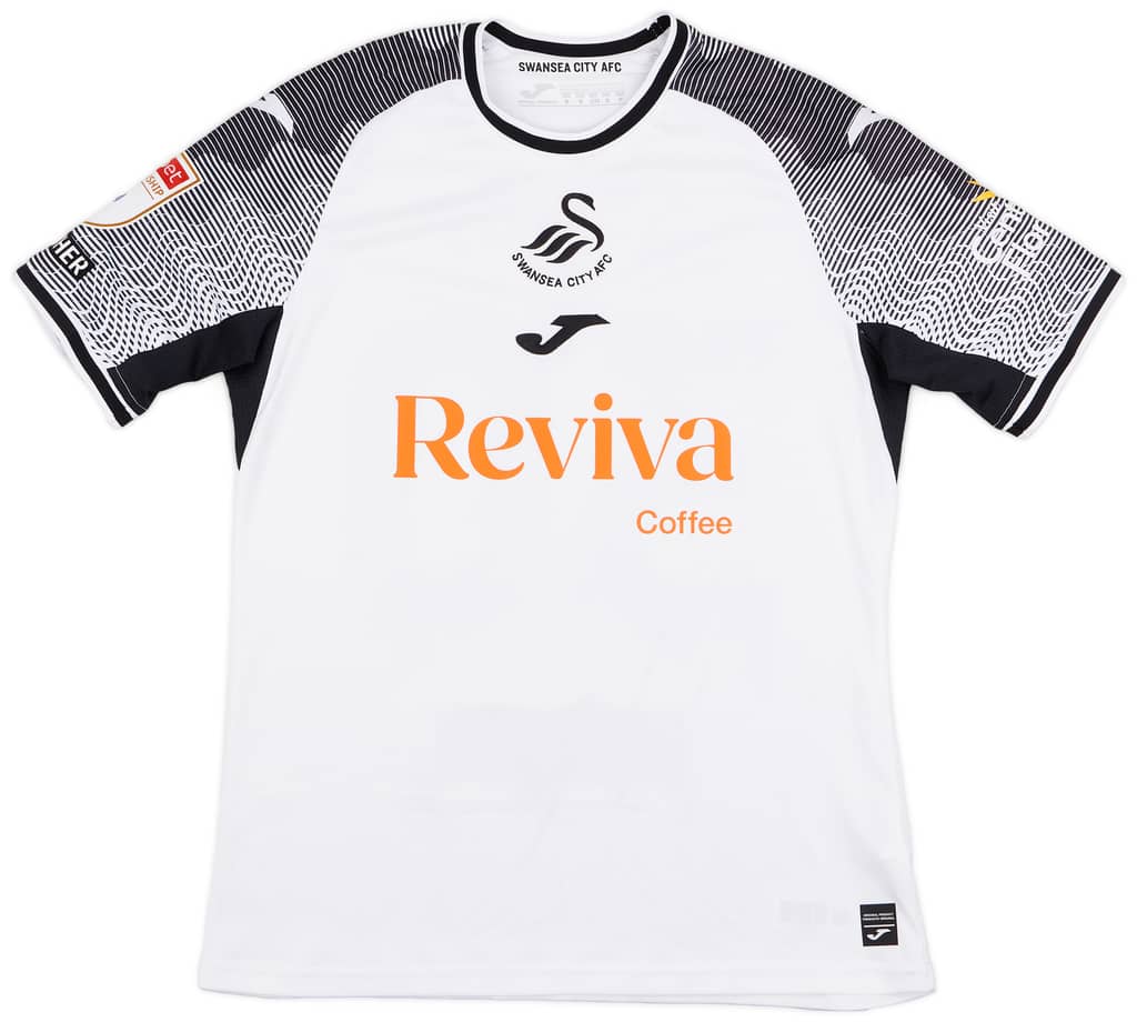 2023-24 Swansea Match Issue Home Shirt Ashby #30