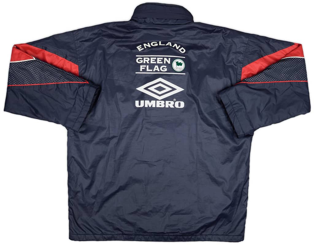 1998-00 England Umbro Padded Bench Coat - 6/10 - (M)