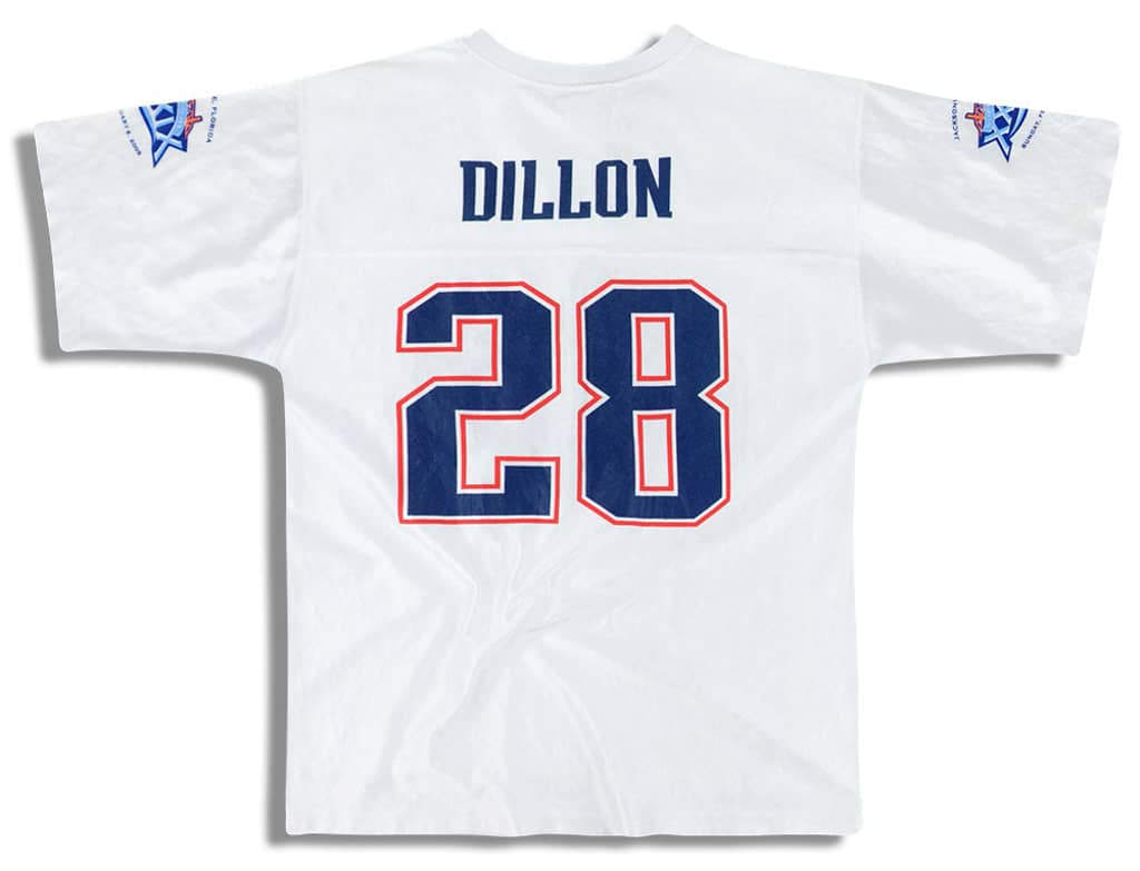 2005 New England Patriots Dillon #28 Super Bowl XXXIX Champions Jersey Y