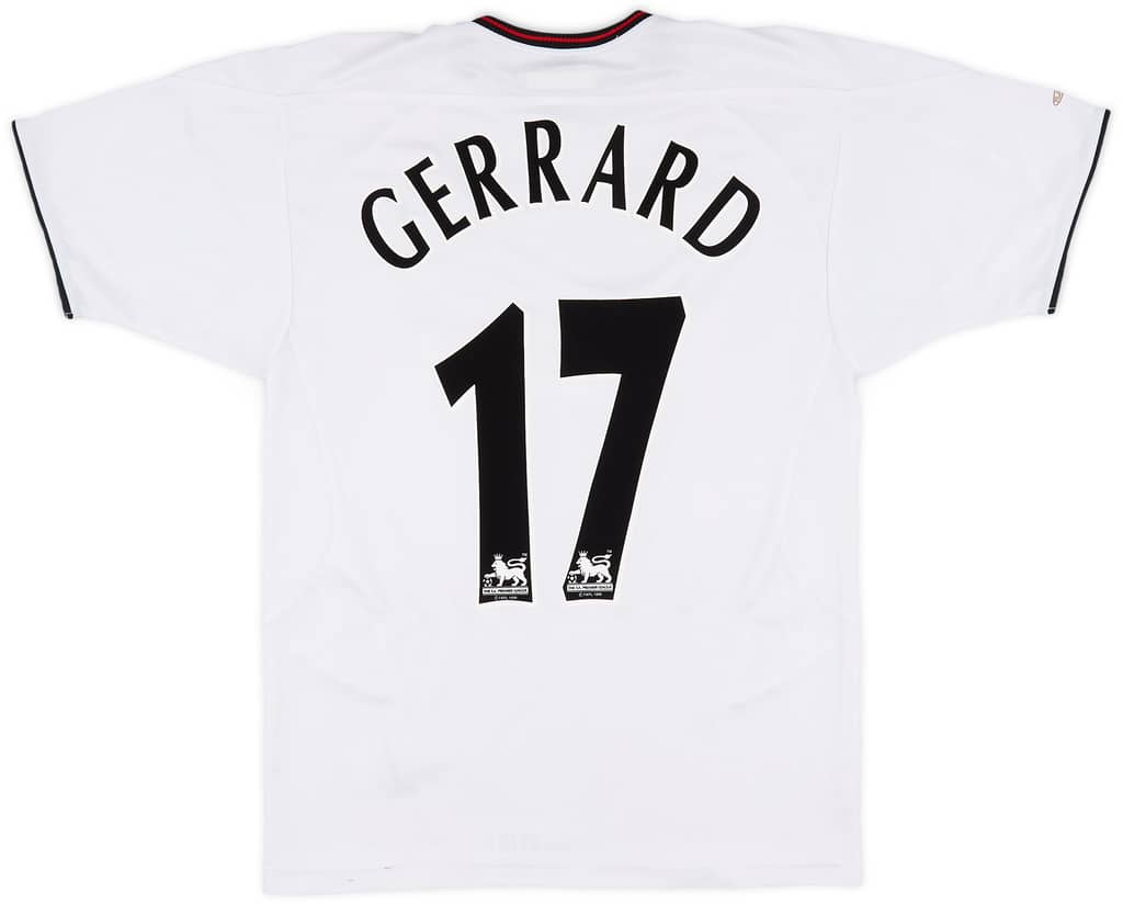 2003-04 Liverpool Away Shirt Gerrard #17 - 7/10 - (S)