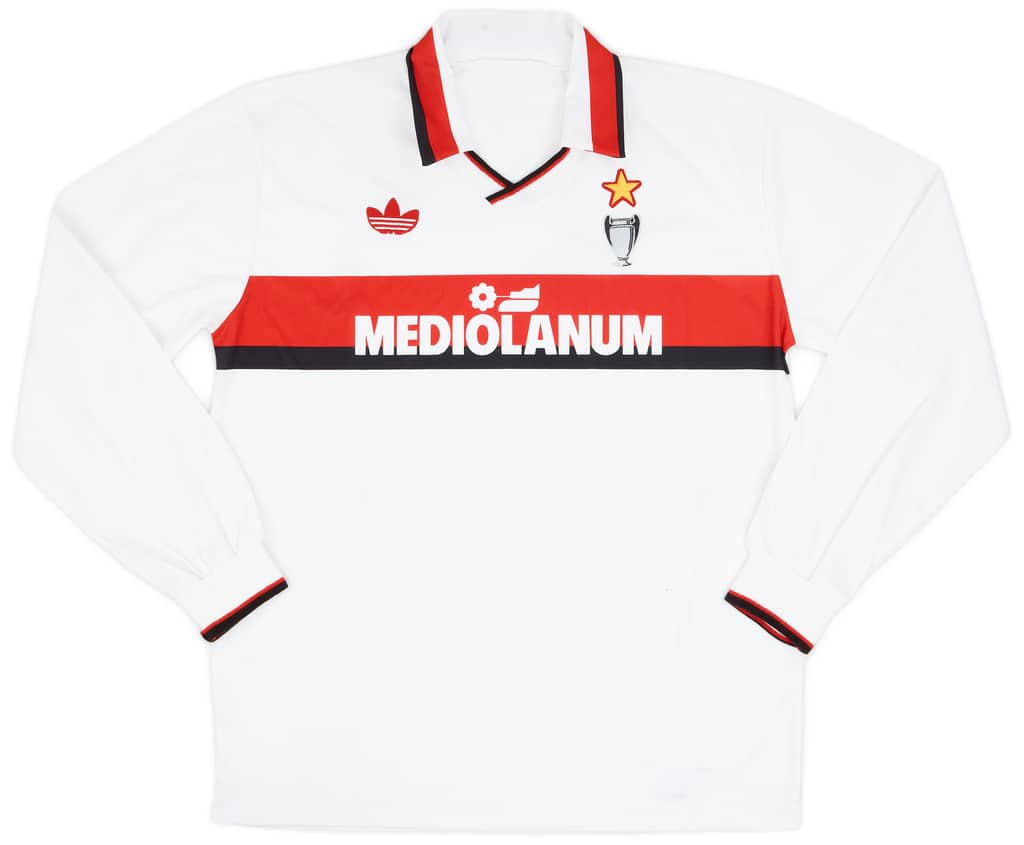 1990-91 AC Milan Away L/S Shirt - 7/10 - (L)
