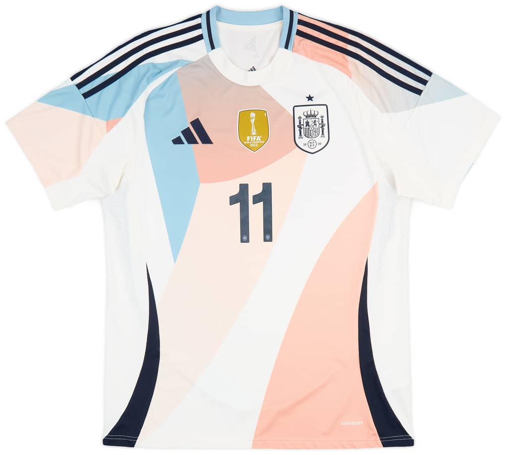2025-26 Spain Women's Away Shirt Alexia #11 (Unisex fit)
