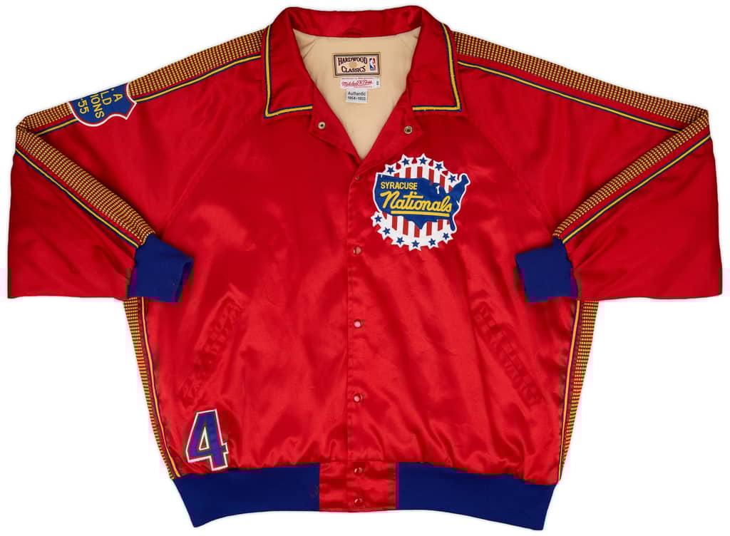 1954-55 Syracuse Nationals Mitchell & Ness Throwback Jacket - 9/10 - (4XL)