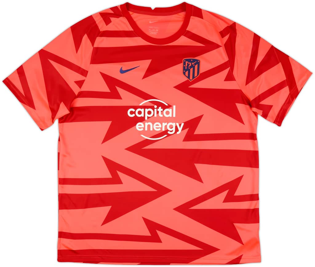 2021-22 Atletico Madrid Player Issue Pre-Match Shirt - 7/10 - (XXL)