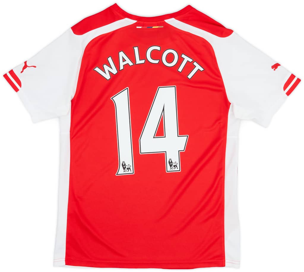 2014-15 Arsenal Home Shirt Walcott #14