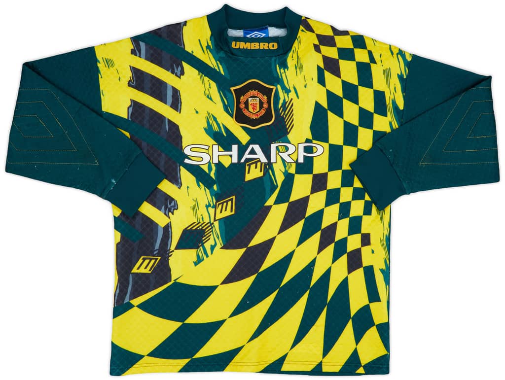 1994-96 Manchester United GK Shirt Schmeichel #1 - 6/10 - (M)