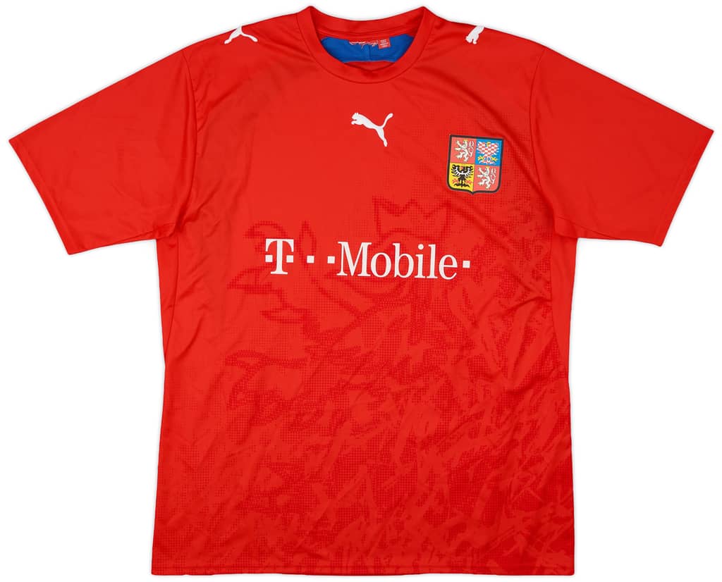 2006-08 Czech Republic Basic Home Shirt - 9/10 - (XL)