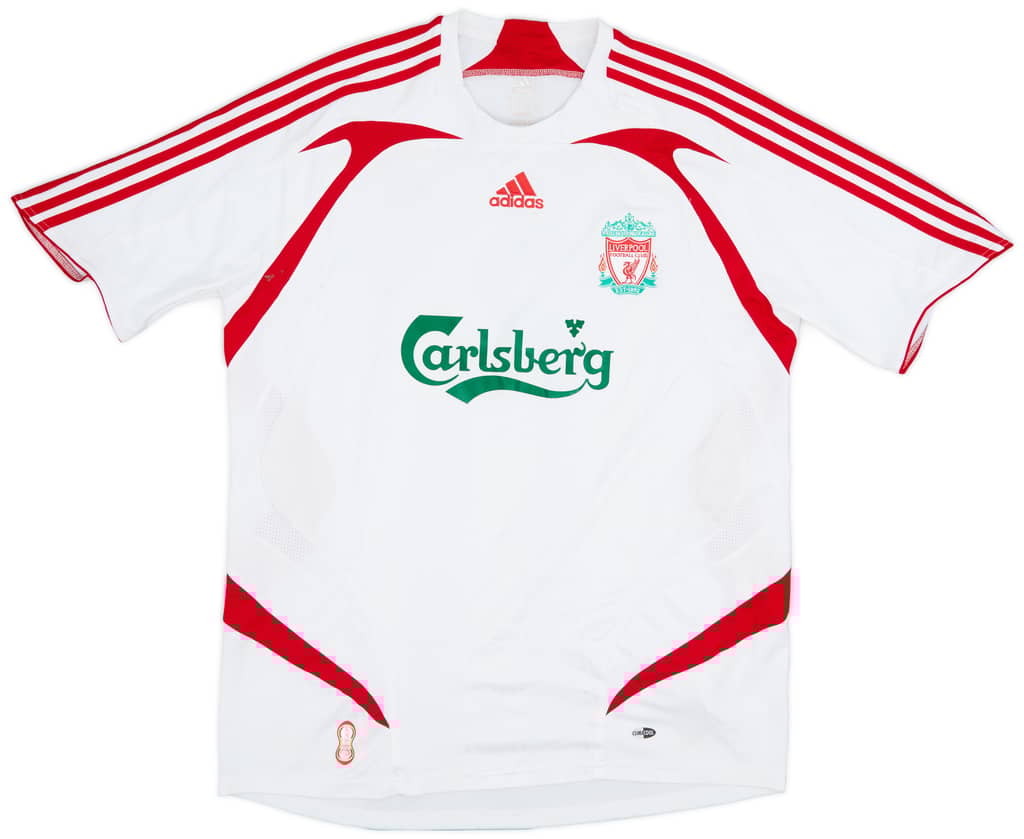 2007-08 Liverpool Away Shirt Gerrard #8 - 6/10 - (L)